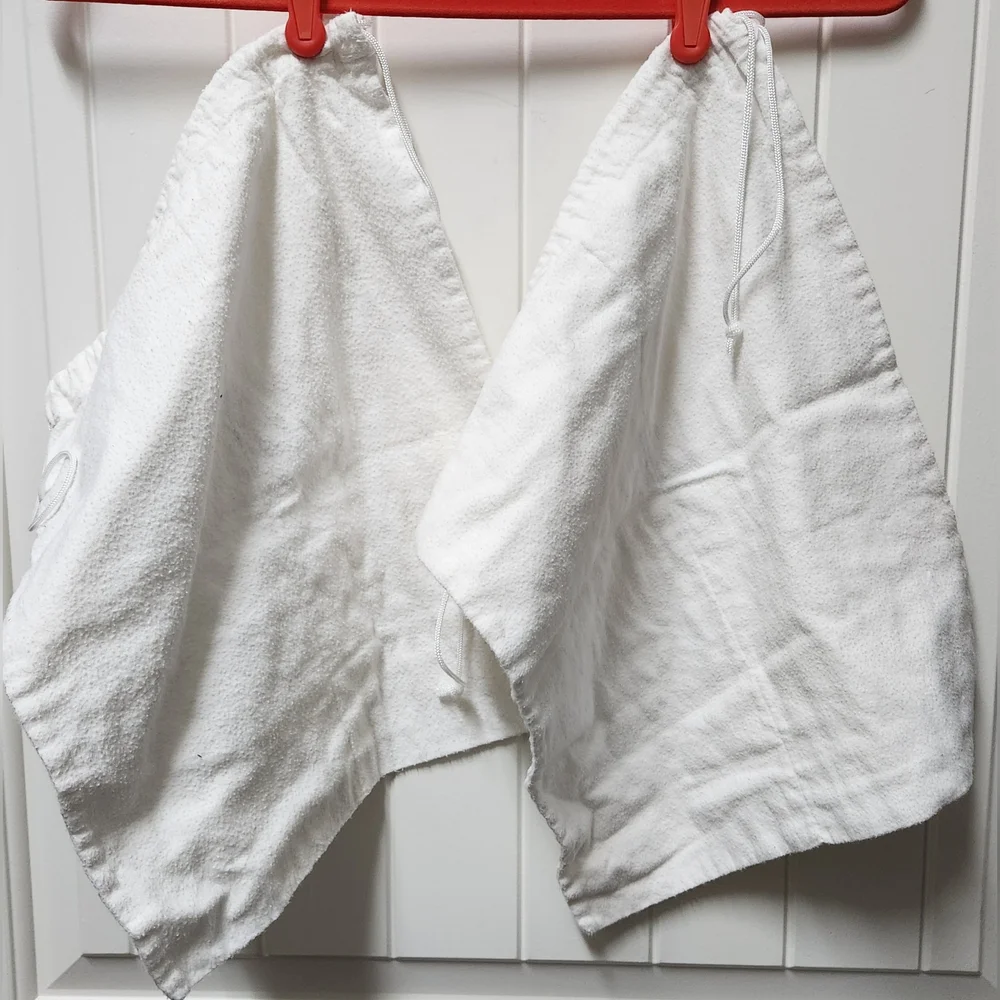 The Ritz London White Shoe Bags Set of 2